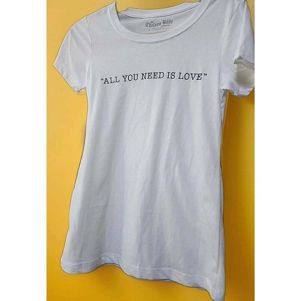 All You Need is Love T-Shirt Design Based on Lennon-Mccartney Small New A127